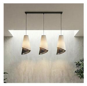 Lampadario a sospensione con cavo MODA 3xE27/15W/230V grigio/nero