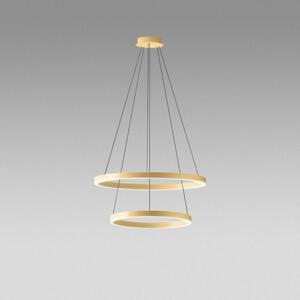 Gea Luce Criseide S/2P Oro Spazzolato lampada a sospensione