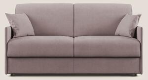 Evans Divano letto in morbido tessuto impermeabile T02 rosa