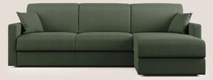 Chris Divano letto angolare con penisola in microfibra smacchiabile T1