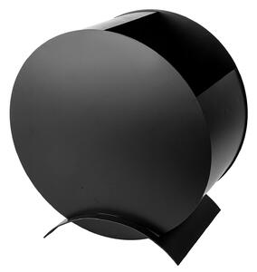 Porta Pellet Salvadanaio Ø55x55 cm in Ferro Verniciato Grigio Martellato