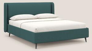 Nadine letto contenitore di design e comfort Italiano in tessuto imper