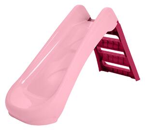 Scivolo per Bambini Pieghevole a 3 Gradini Rosa