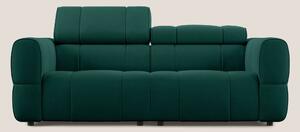 Giotto Divano modulare con opzione relax elettrico in microfibra effet