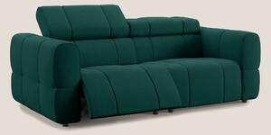 Giotto Divano modulare con opzione relax elettrico in microfibra effet