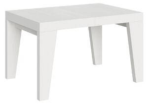 Tavolo Allungabile 120/380x90 cm Naxy Bianco Frassino