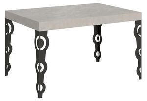 Tavolo Allungabile 120/380x90 cm Karamay Cashmere Gambe Antracite