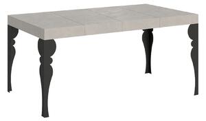 Tavolo Allungabile 120/380x90 cm Paxon Premium Cashmere Gambe Antracite