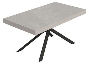Tavolo Allungabile 160/244x80 cm Niket Cashmere Gambe Antracite