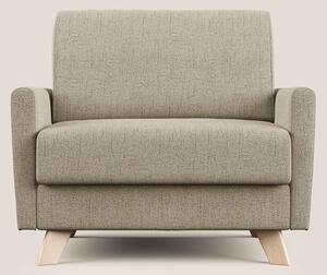 Edgar poltrona letto in tessuto felis impermeabile T03 beige