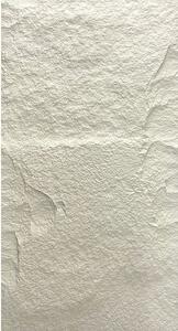 Set 10 Pannelli Decorativi Area 7,2 mq 120x60x3 cm Rivestimento Murale Effetto Pietra Naturale 3D in PU Bianco Leccese