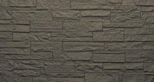 Set 12 Pannelli Decorativi Area 8,6 mq 120x60x2,5 cm Rivestimento Murale Effetto Mattoni in Pietra 3D in PU Grigio Ardesia