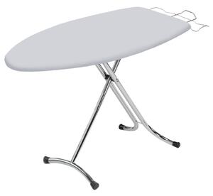Asse da Stiro Rugby Plus 125x46 cm Salvaspazio Ampia Area Gambe Triple in Acciaio