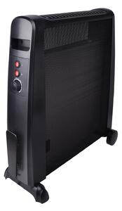 Radiatore Elettrico Romeo 500-1000-1500 W Calore su 3 Lati con Pannello in Mica Nero