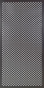 Set 2 Pezzi Traliccio Fisso Privacy con Cornice Verdemax 180x90 cm in Metallo Antracite