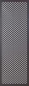 Set 2 Pezzi Traliccio Fisso Privacy con Cornice Verdemax 180x60 cm in Metallo Antracite