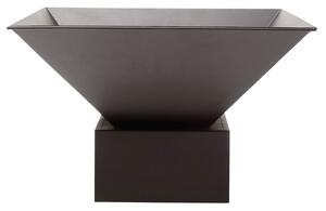 Braciere da Esterno Verdemax Ø53x29 cm Forca e Paletta Incluse in Metallo Nero