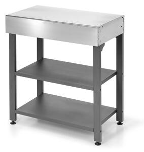 Modulo Componibile Tavolo Ompagrill Indian con Rubinetto e Scarico Compatibile BBQ Indianapolis in Acciaio Inox