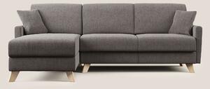 Edgar divano letto angolare in tessuto felis impermeabile T03 talpa