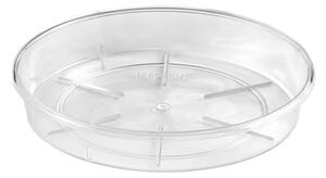 Sottovaso Rotondo Indoor Finitura Lucida Tera Plato Clear Ø16 cm in Plastica Trasparente
