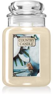 Country Candle Tropical Spa candela profumata 737 g