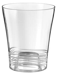 Vaso per Orchidea Indoor Tera con Fondo Rialzato per Drenaggio Acqua Clear Ø13 cm in Plastica Trasparente