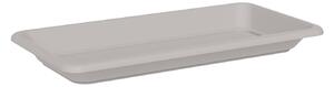 Sottovaso Rettangolare per Vaso a Cassettone Tikal Saucer Cloud 82x36 cm in Plastica Grigio Chiaro
