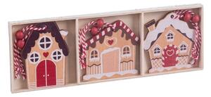 Set di decorazioni per albero di natale in legno 6 pz Ginger House – Casa Selección