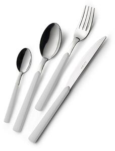 Servizio Set di Posate 24 Pezzi in Acciaio Eme Fast Bianco 19