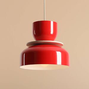 ALDEX Lampada a sospensione Uto, rosso, paralume in metallo, 30 cm