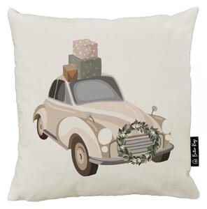 Federa decorativa a tema Natale 45x45 cm Festive Car – Butter Kings