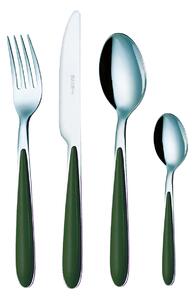 Servizio Set di Posate 24 Pezzi in Acciaio Eme Caribe Verde 61