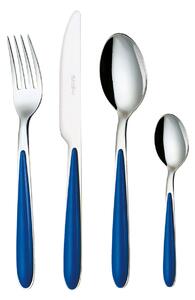 Servizio Set di Posate 24 Pezzi in Acciaio Eme Caribe Blu 55