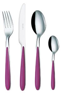 Servizio Set di Posate 24 Pezzi in Acciaio Eme Caribe Viola 51