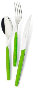 Servizio Set di Posate 24 pezzi in Acciaio Inox Eme Dream Verde 69