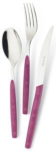 Servizio Set di Posate 24 pezzi in Acciaio Inox Eme Dream Viola 51