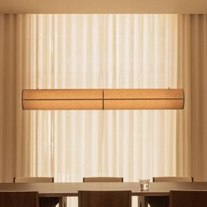 Audo Copenhagen Lampada a sospensione Audo Hashira Linear, colore naturale, lunghezza 140