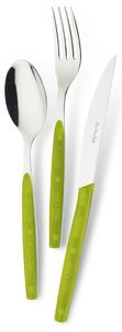 Servizio Set di Posate 24 pezzi in Acciaio Inox Eme Dream Verde 37
