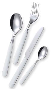 Servizio Set di Posate 24 Pezzi in Acciaio Eme Bonita Bianco 19