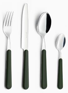 Servizio Set di Posate 24 pezzi in Acciaio Inox Eme Brio Verde 61