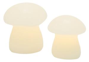 Decorazione natalizia luminosa bianca 2 pz ø 9 cm Elvina – Sirius