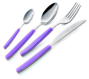 Servizio Set di Posate 24 pezzi in Acciaio Inox Eme Cromo Indaco 4