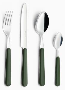Servizio Set di Posate 24 pezzi in Acciaio Inox Eme Brio Verde 23