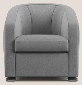 Cloe Poltroncina in tessuto smacchiabile con acqua QuickClean T08 grig