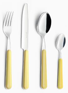 Servizio Set di Posate 24 pezzi in Acciaio Inox Eme Brio Giallo 62