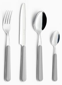 Servizio Set di Posate 24 pezzi in Acciaio Inox Eme Brio Grigio 9