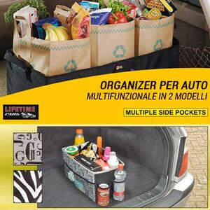 Organizer Multifunzionale per Bagagliaio Auto da Viaggio Colore Assortito