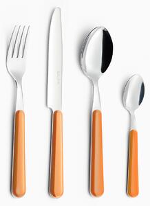 Servizio Set di Posate 24 pezzi in Acciaio Inox Eme Brio Arancio 79