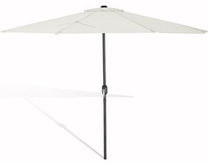 Ombrellone Mezzaluna a Parete da Giardino Parasole a Muro 270 cm in Poliestere Beige