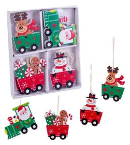 Decorazioni per albero di natale in set in legno 8 pz Cars – Casa Selección